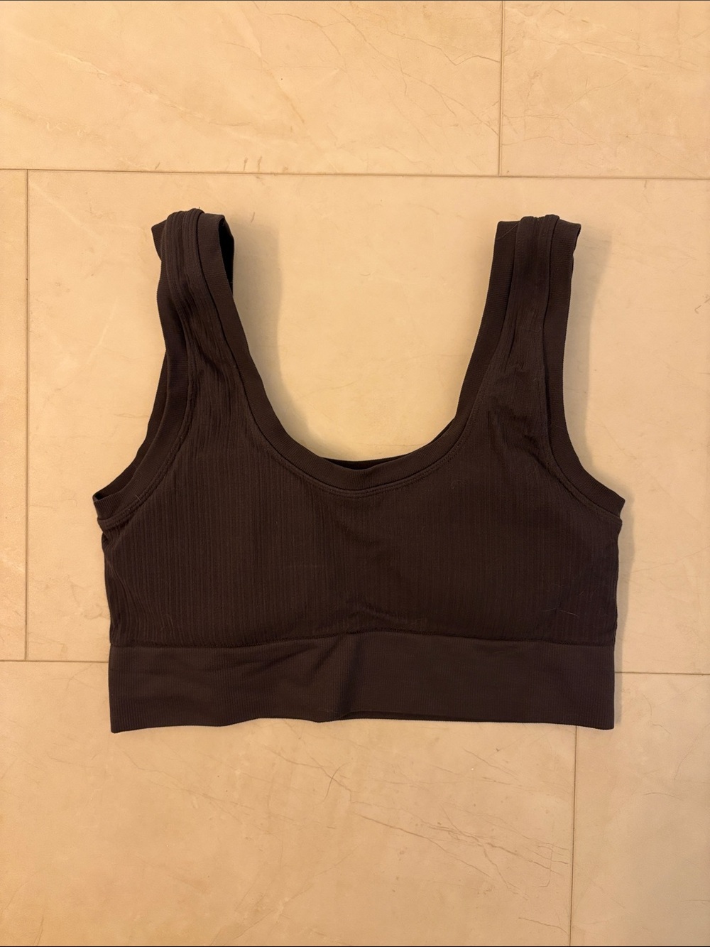 ThirdLove Women's Seamless Ribbed Scoop-Neck Bralette - Black